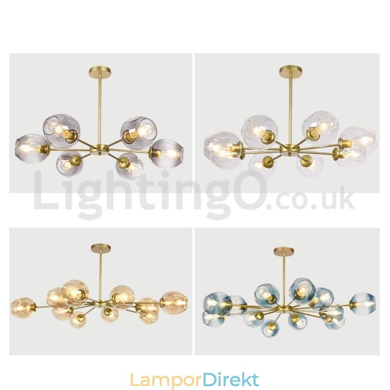 Nordic Postmodern Molecular Chandelier Magic Bean Chandelier Cafe