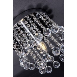 Modern Rund Kristallkrona Veranda Flush Mount Light