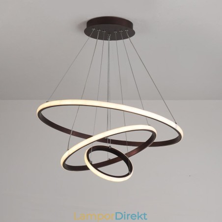 Dimbar Outside The Circles Light Pendellampa Med Fjärrkontroll Ringar I Modern Design Dimbar Outside The Circles Light Pendellampa Med Fjärrkontroll Ringar I Modern Design