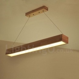 Trä Modern Lång Taklampa