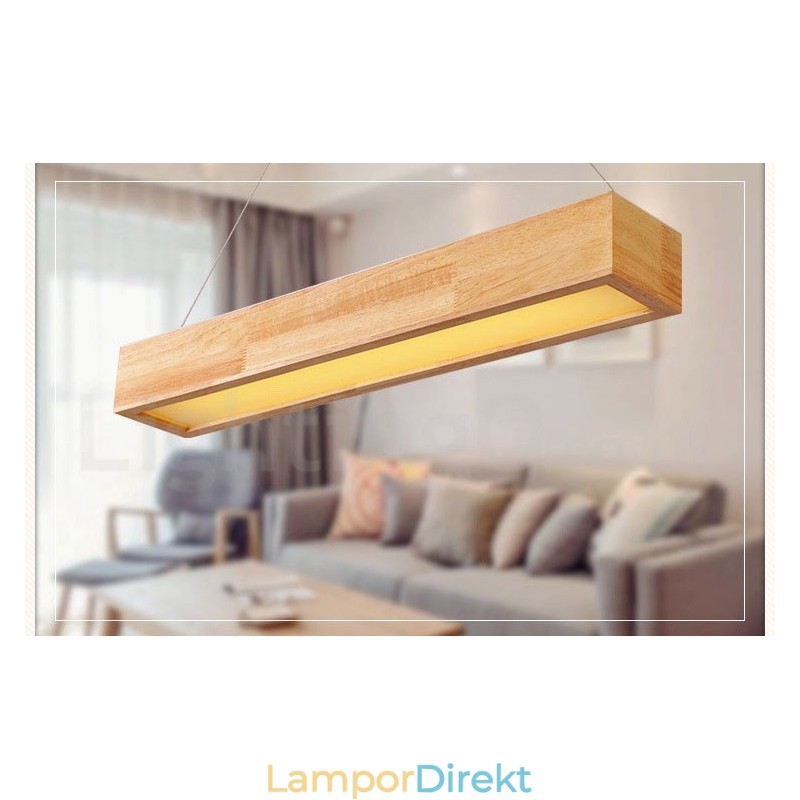 Trä Modern Lång Taklampa
