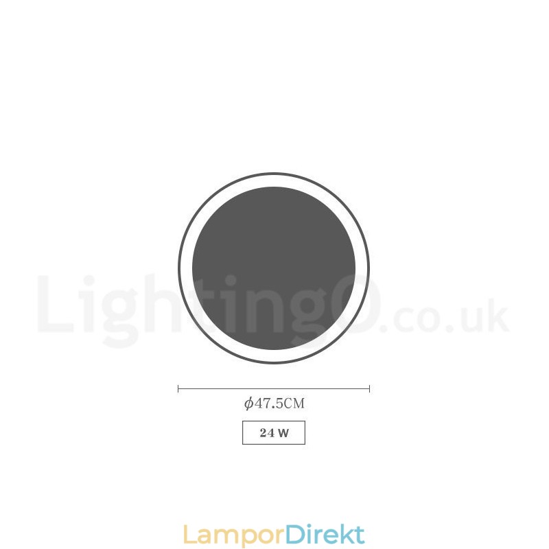 Dimbar Multi Colours Circular Wood Taklampa Med Akryl Skärm Taklampa Nordic Style