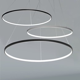 Dimbar 63W 100Cm Diameter Pendelljus Modern Design Ring