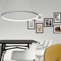 Dimbar 63W 100Cm Diameter Pendelljus Modern Design Ring