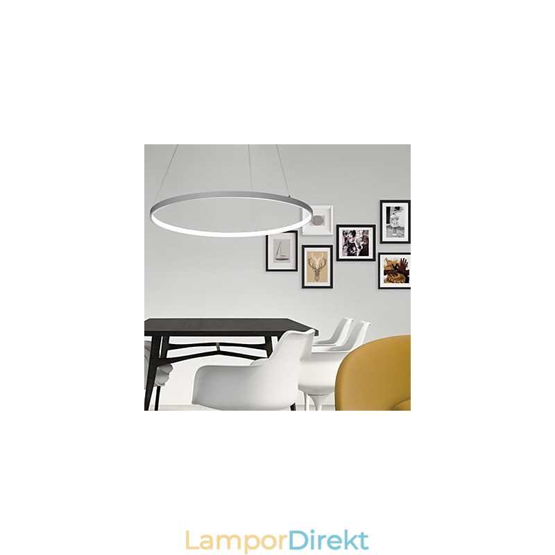 Dimbar 63W 100Cm Diameter Pendelljus Modern Design Ring