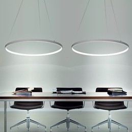 Dimbar 63W 100Cm Diameter Pendelljus Modern Design Ring