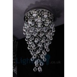 6 Ljus Modern K9 Crystal Rund Infälld Taklampa