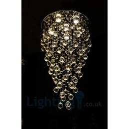 6 Ljus Modern K9 Crystal Rund Infälld Taklampa