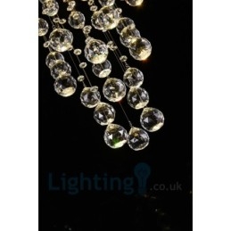 6 Ljus Modern K9 Crystal Rund Infälld Taklampa