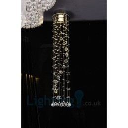 1 Ljus Billigt Modern K9 Crystal Round Flush Mount Taklampa