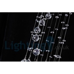 1 Ljus Billigt Modern K9 Crystal Round Flush Mount Taklampa