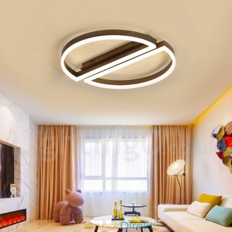 Runda Moderna, Moderna Taklampor I Aluminium För Infälld Montering Med Dimmer På Fjärrkontrollen Kan Också Användas Som Vägglampa Runda Moderna, Moderna Taklampor I Aluminium För Infälld Montering Med Dimmer På Fjärrkontrollen Kan Också Användas Som Vägglampa