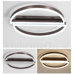 Runda Moderna, Moderna Taklampor I Aluminium För Infälld Montering Med Dimmer På Fjärrkontrollen Kan Också Användas Som Vägglampa