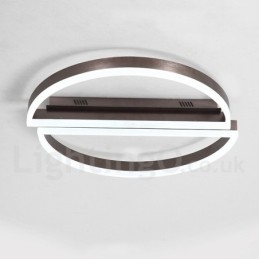 Runda Moderna, Moderna Taklampor I Aluminium För Infälld Montering Med Dimmer På Fjärrkontrollen Kan Också Användas Som Vägglampa