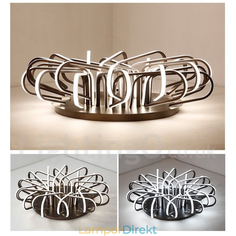 Fågelbo Dimbar Modern Modern Aluminium Infälld Taklampa Kan Också Användas Som Vägglampa