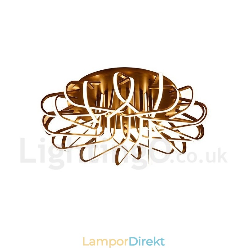 Fågelbo Dimbar Modern Modern Aluminium Infälld Taklampa Kan Också Användas Som Vägglampa