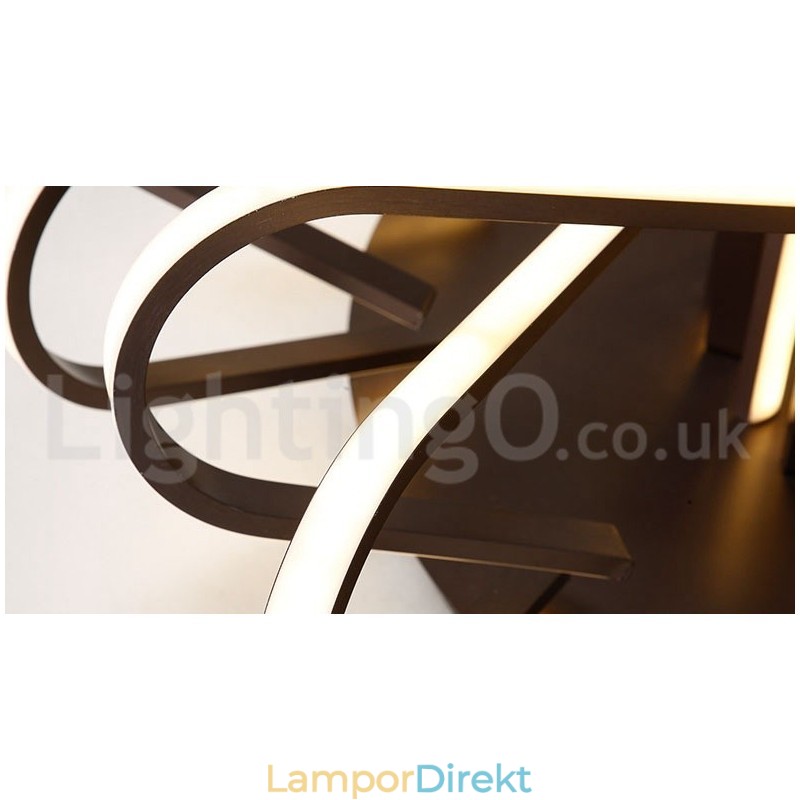 Fågelbo Dimbar Modern Modern Aluminium Infälld Taklampa Kan Också Användas Som Vägglampa