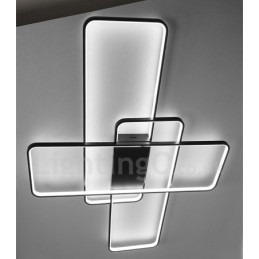 Modern Samtida Aluminiummålning Taklampa Infälld Vägglampa Med Fjärrkontroll Dimmer För Vardagsrummets Sängrum Kan Även Användas Som Vägglampa