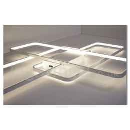 Modern Samtida Aluminiummålning Taklampa Infälld Vägglampa Med Fjärrkontroll Dimmer För Vardagsrummets Sängrum Kan Även Användas Som Vägglampa