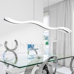 Dimbar Linjär Taklampa Med Fjärrkontroll Modern Design