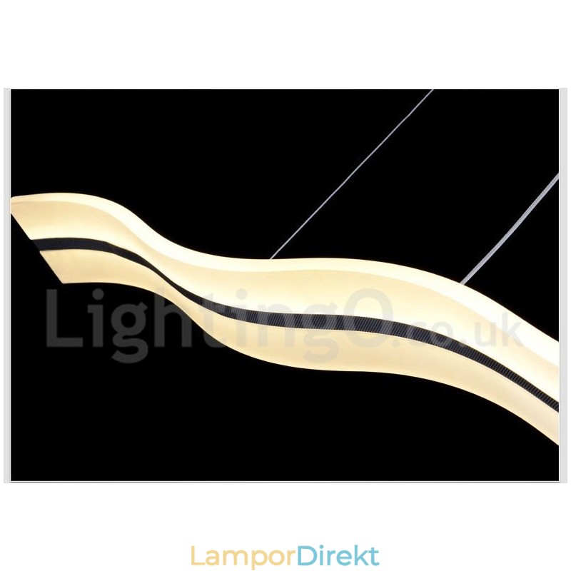 Dimbar Linjär Taklampa Med Fjärrkontroll Modern Design