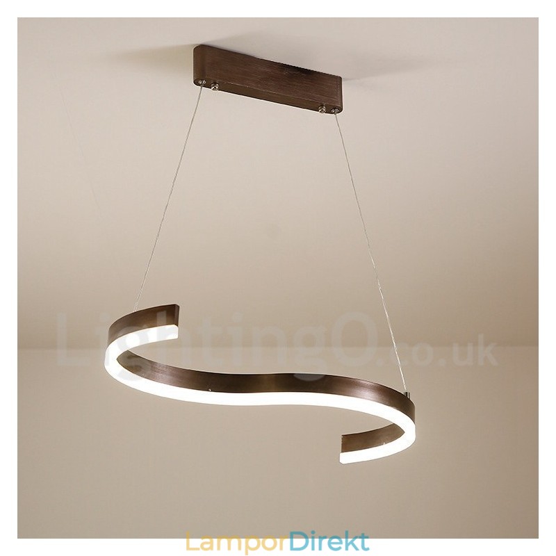 Dimbar Linjär Taklampa Med Fjärrkontroll Modern Design