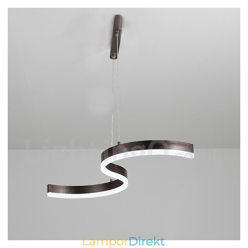 Dimbar Linjär Taklampa Med Fjärrkontroll Modern Design
