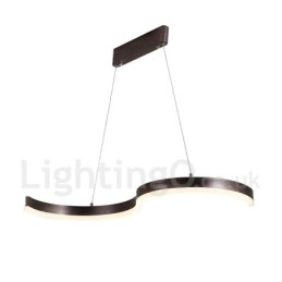 Dimbar Linjär Taklampa Med Fjärrkontroll Modern Design