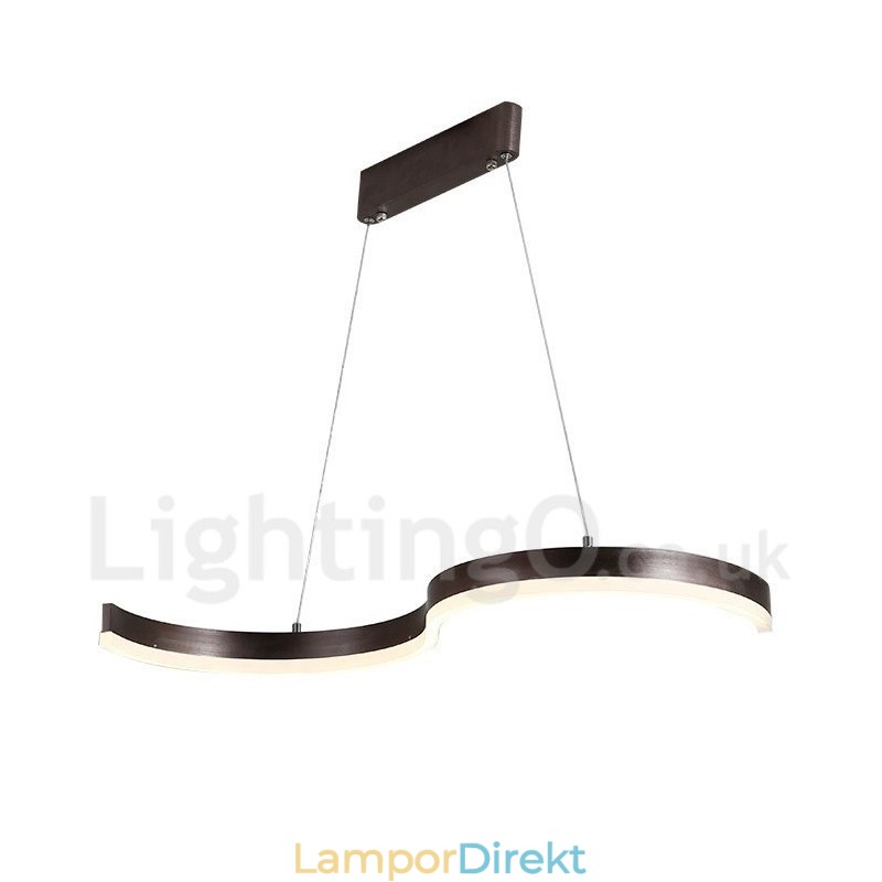 Dimbar Linjär Taklampa Med Fjärrkontroll Modern Design