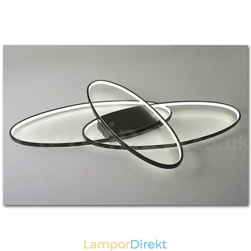 Dimbar Oval Modern Samtida Taklampa Av Aluminium Infälld Lampa För Vardagsrumsbäddsrum Kan Även Användas Som Vägglampa
