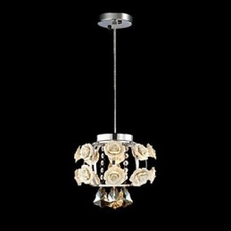 Ljuskrona Crystal Modern Contemporary Lantern Metal 1 Light
