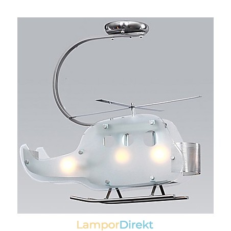 Enkel Barnlampa Cartoon Glass Helikopterlampa Enkel Barnlampa Cartoon Glass Helikopterlampa