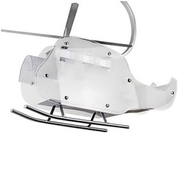 Enkel Barnlampa Cartoon Glass Helikopterlampa