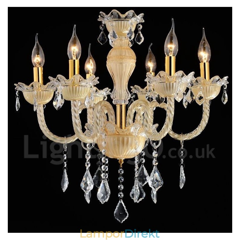Crystal Lyxig Modern Contemporary Pendel Ljuskrona