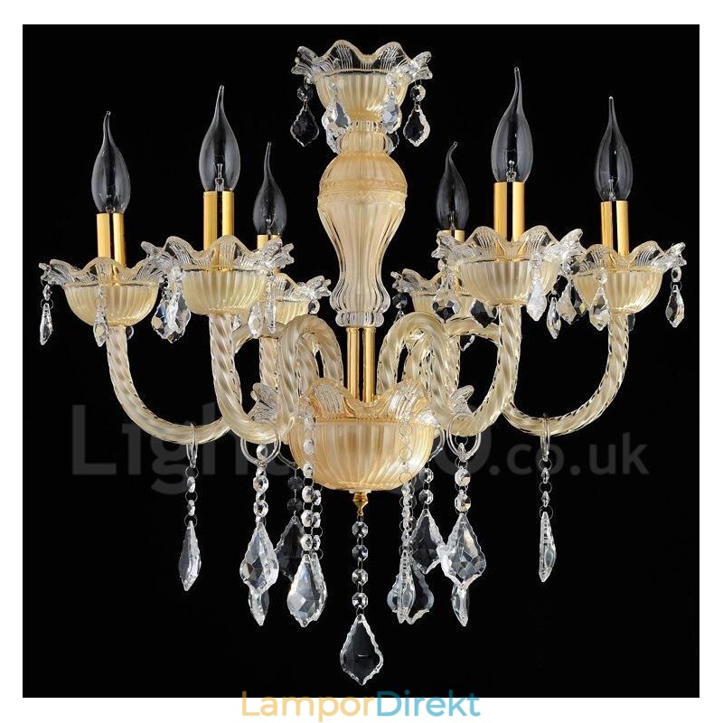 Crystal Lyxig Modern Contemporary Pendel Ljuskrona