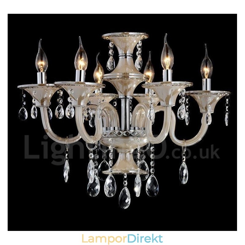 Crystal Lyxig Modern Contemporary Pendel Ljuskrona