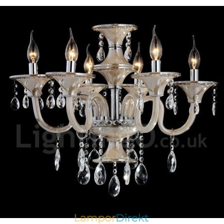 Crystal Lyxig Modern Contemporary Pendel Ljuskrona Crystal Lyxig Modern Contemporary Pendel Ljuskrona
