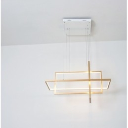 Dimbar Linjär Taklampa Med Fjärrkontroll Ambient Light Målad Finish Aluminium Modern Design