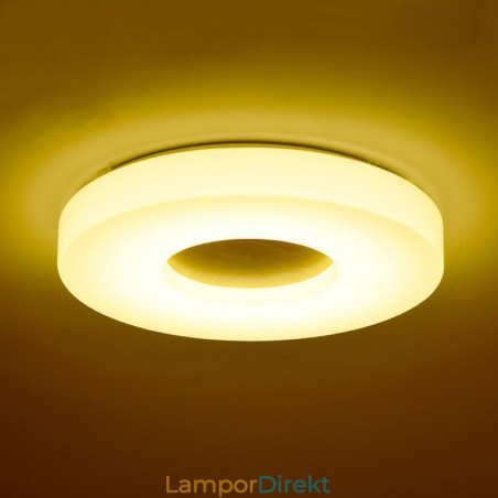 Dimbar Ultratunn Taklampa I Rund Trä Med Taklampa I Akryl I Nordisk Stil Dimbar Ultratunn Taklampa I Rund Trä Med Taklampa I Akryl I Nordisk Stil