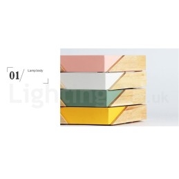 Dimbar Macaron Ultratunn Multi Colors Taklampa I Trä Med Akrylskärm Taklampa Nordic Style