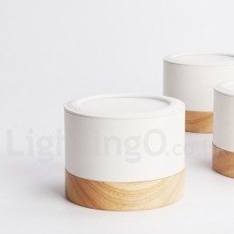 Trä Modern Design Mini-Taklampa Med Akrylskärm Special För Kan Även Användas Som Vägglampa