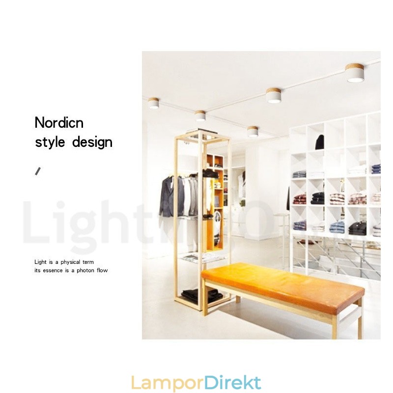 Trä Modern Design Mini-Taklampa Med Akrylskärm Special För Kan Även Användas Som Vägglampa