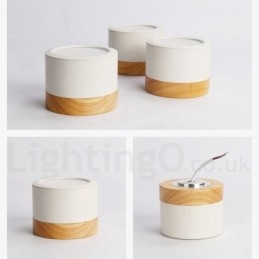 Trä Modern Design Mini-Taklampa Med Akrylskärm Special För Kan Även Användas Som Vägglampa