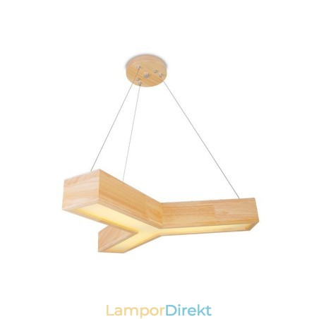 Wood Modern Triangel Pendellampa Wood Modern Triangel Pendellampa