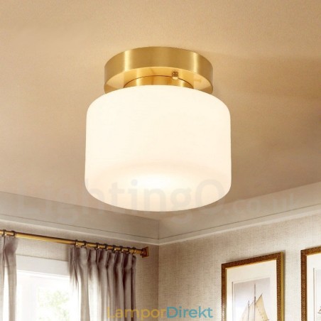 Retro Vintage Infälld Taklampa Med Skärm Retro Vintage Infälld Taklampa Med Skärm