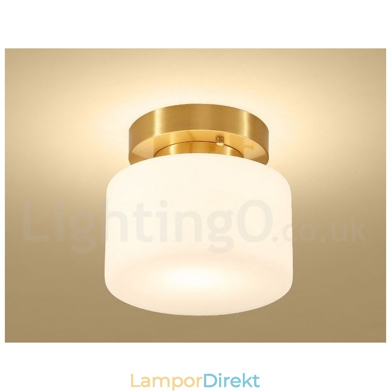Retro Vintage Infälld Taklampa Med Skärm
