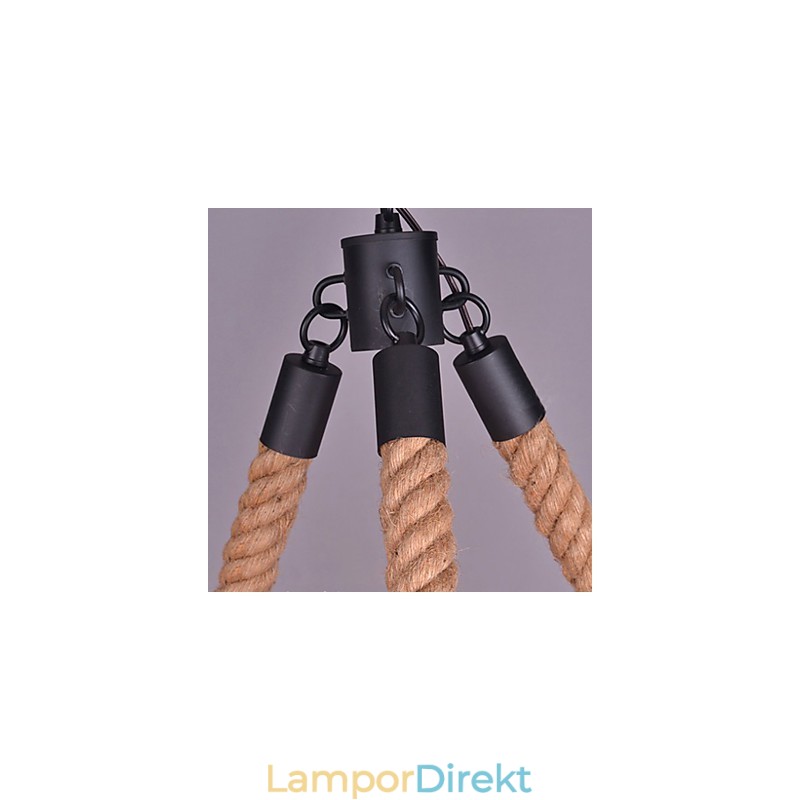Vintage Rep Hängande Ljus Loft Kreativ Industriell Lampa Amerikansk Stil Dekoration