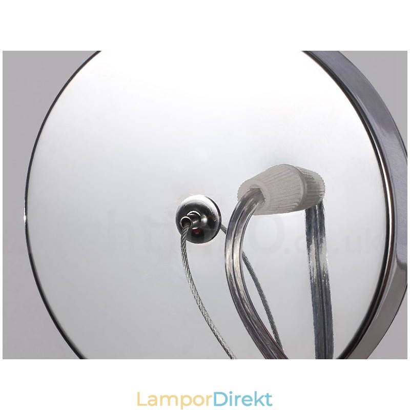 Aluminium Tofsar Ljuskrona Designer Pendel Light Silver Färg