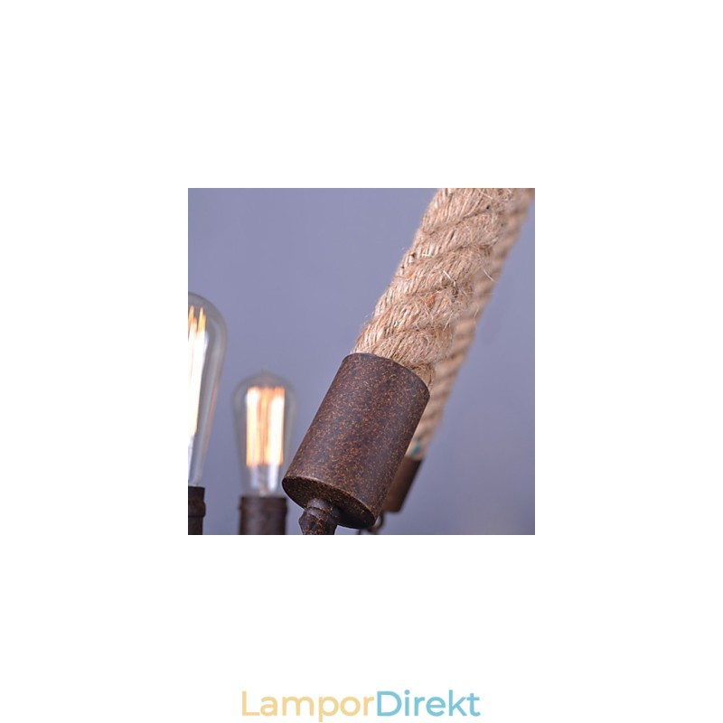 Vintage Rep Hängande Ljus Loft Kreativ Industriell Lampa Amerikansk Stil Dekoration
