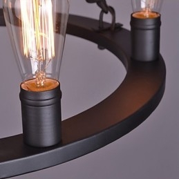 Vintage Rep Hängande Ljus Loft Kreativ Industriell Lampa Amerikansk Stil Dekoration